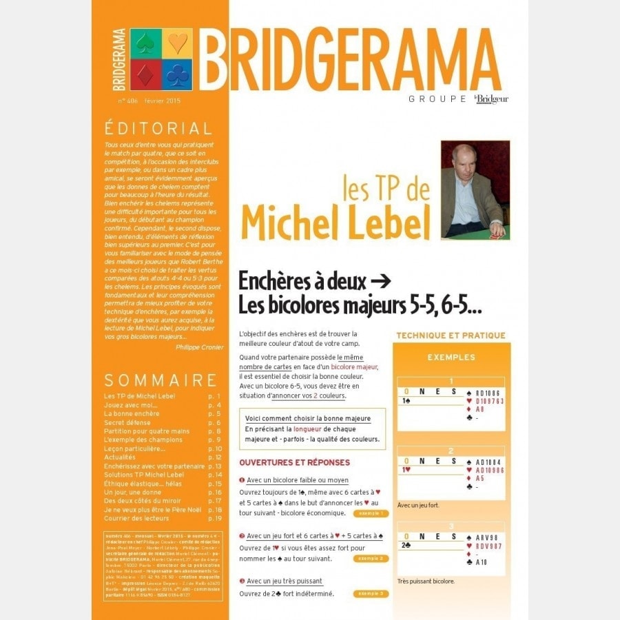 Bridgerama - Février 2015 rama_406 Anciens numéros