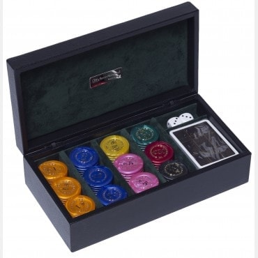 Coffret Poker de voyage cuir JET3202 Poker