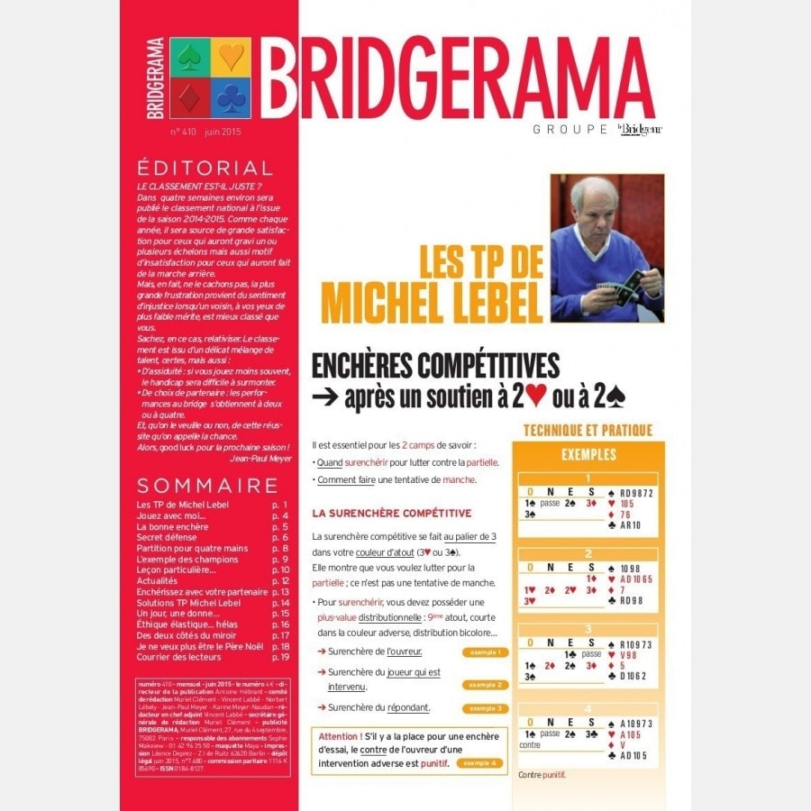 Bridgerama - Juin 2015 rama_410 Anciens numéros