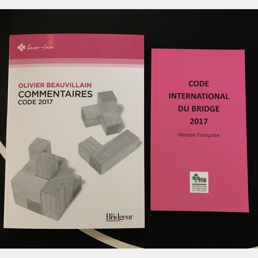 Pack : Code commentaires + code international FFB 2017 PAC1601 Librairie Pack : Code commentaires + code international FFB 2017 PAC1601 Librairie