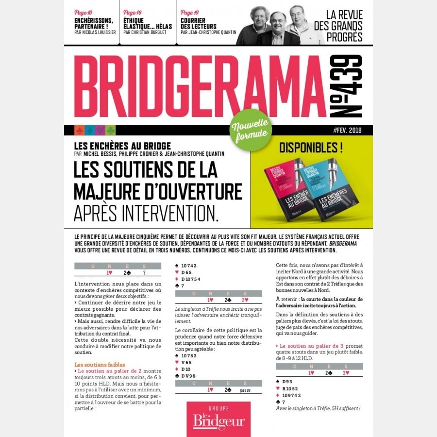 Bridgerama - Février 2018 rama_439 Anciens numéros