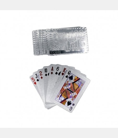 Jeux de cartes ARGENTEES CAR1087 Cartes à jouer