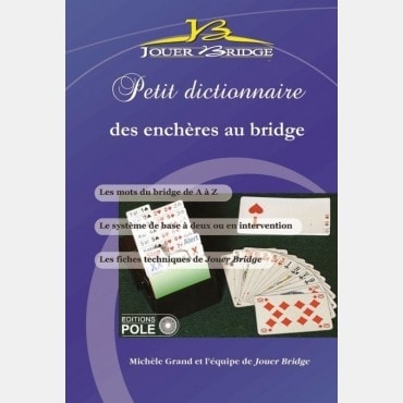 Petit dictionnaire des enchères au bridge LIV2228 Librairie
