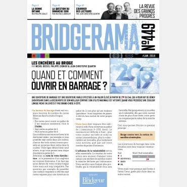 Bridgerama - Janvier 2019 rama_449 Anciens numéros