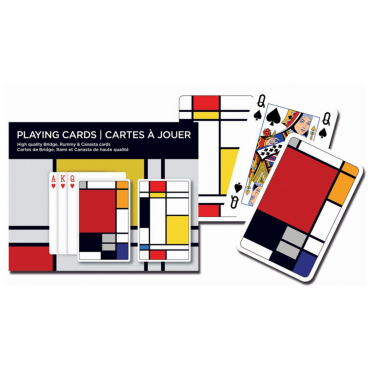 Coffret de cartes Mondrian CAR3500_I Cartes à jouer