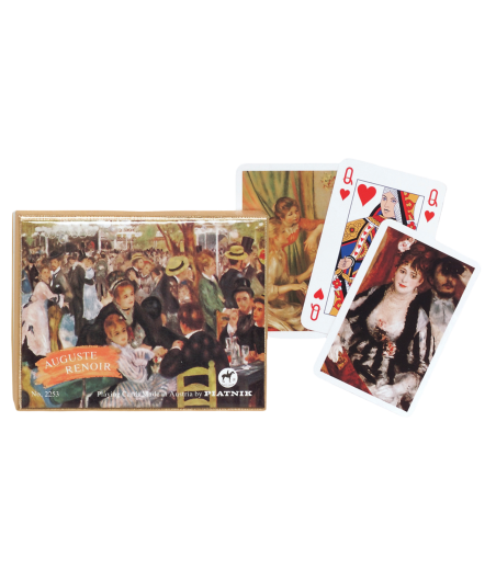Coffret de 2 jeux de cartes Renoir CAR3500_L Cartes à jouer