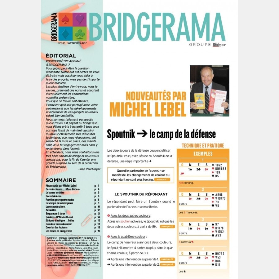 Bridgerama - Septembre 2017 rama_434 Anciens numéros