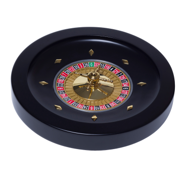 Wooden casino roulette