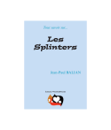 Les Splinters LIV2005 Librairie
