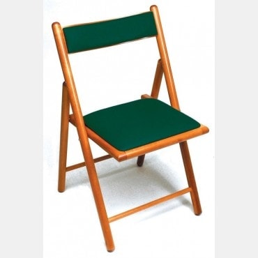 Lot de 2 chaises en merisier vert CHA3021 Matériel de bridge