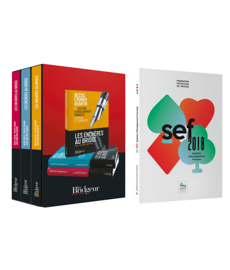 Pack Les Enchères au Bridge x3 Coffret Collector + SEF PAC2018 Librairie
