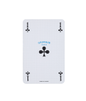 Jeu de cartes toilées (à l'unité) CAR1020 Cartes à jouer