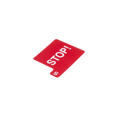 Carton plastique à l'unité STOP BID20402 Vous êtes un club ?