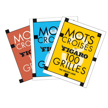 Pack Les Mots Croisés du Figaro 300 grilles N°1/2/3 PAC4247 Librairie