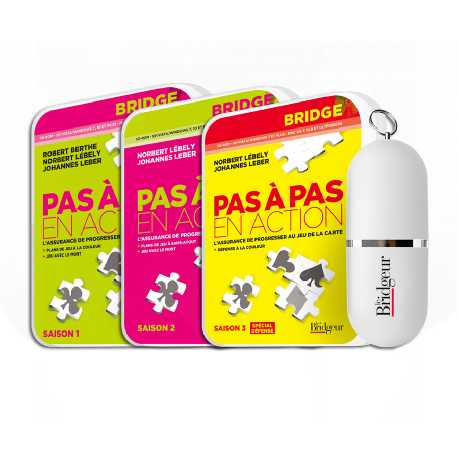 Pack des 3 saisons de Pas à Pas Clé USB PACLOG17USB Clés USB