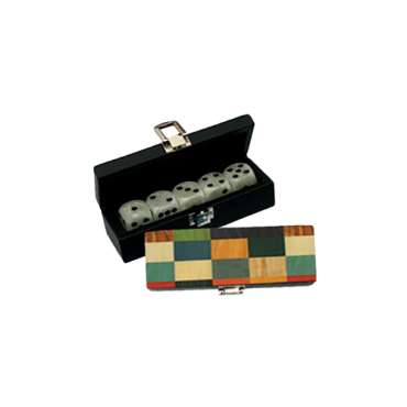 Coffret 5 dés Prestige Yam's Arlequin DE2500 Accueil