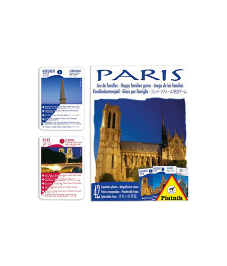 Jeu des 7 familles Paris - Piatnik CAR7807 Accueil