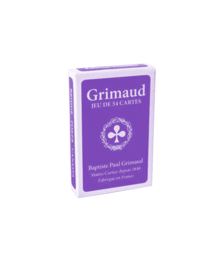 Cartes Grimaud Fluo Violet CAR1058 Cartes à jouer