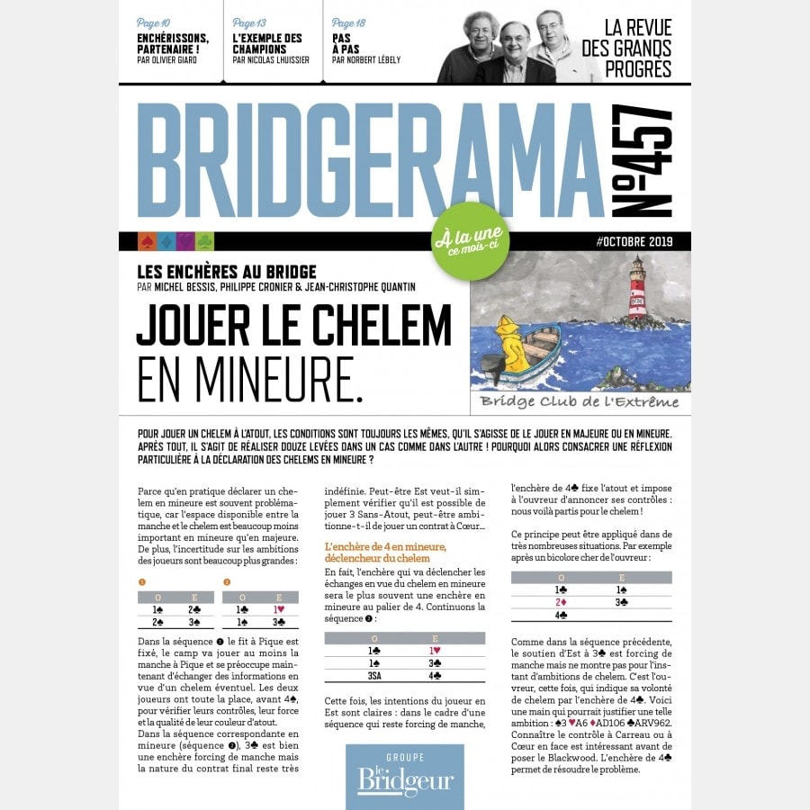 Bridgerama - Octobre 2019 RAMA_PAP457 Anciens numéros Bridgerama Bridgerama - Octobre 2019 RAMA_PAP457 Anciens numéros Bridgerama