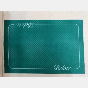 TAPIS BELOTE NEOPRENE VERT 40X60 TAP5010 Accueil