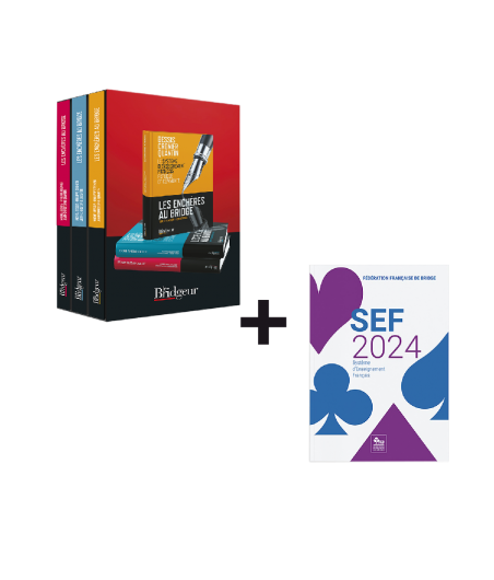 Pack 3 Tomes Les Enchères au Bridge + SEF 2024 PAC2020 Librairie