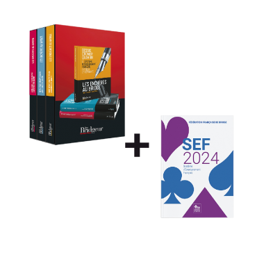 Pack 3 Tomes Les Enchères au Bridge + SEF 2024 PAC2020 Librairie