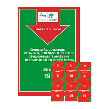 Jeux fléchés - Perfectionnement pour tous - série 4 CAR9513 Cartes fléchées FFB