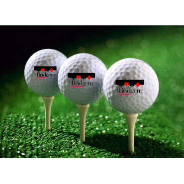 Balles de Golf Le Bridgeur par 3 JEU4514 Jeux